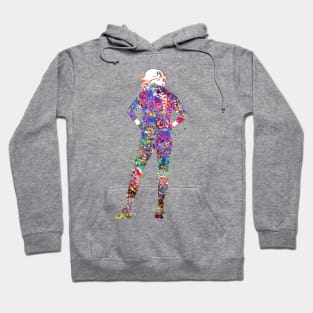 Girl Softball Player Hoodie